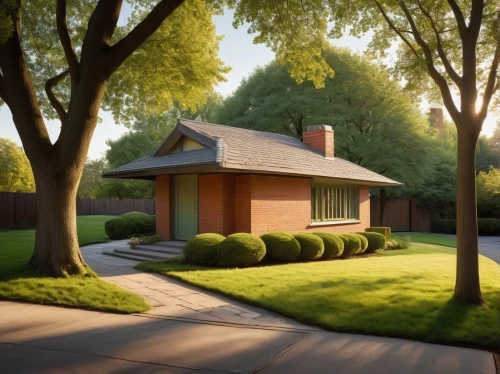 miniature house,small house,bungalow,3d rendering,little house,bungalows,home landscape,3d render,render,house shape,wooden house,summer cottage,cottage,3d rendered,mid century house,small cabin,country cottage,houses clipart,house in the forest,danish house,Illustration,Retro,Retro 23