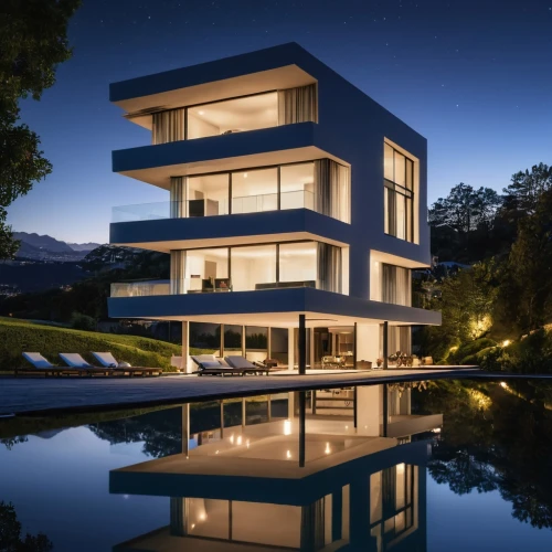 modern house,modern architecture,seidler,dreamhouse,luxury home,luxury property,fresnaye,mansion,dunes house,cube house,beautiful home,mansions,house by the water,contemporary,blue hour,luxury real estate,crib,florida home,cubic house,villa,Photography,General,Realistic