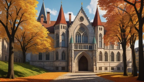 autumn background,autumn scenery,autumn frame,nidaros cathedral,autumn day,autumn theme,sylvania,adelaar,the autumn,cathedral,autumnal,fall landscape,autumn landscape,autumn,one autumn afternoon,autumn idyll,golden autumn,in the autumn,autumn morning,autumn in the park,Art,Artistic Painting,Artistic Painting 09