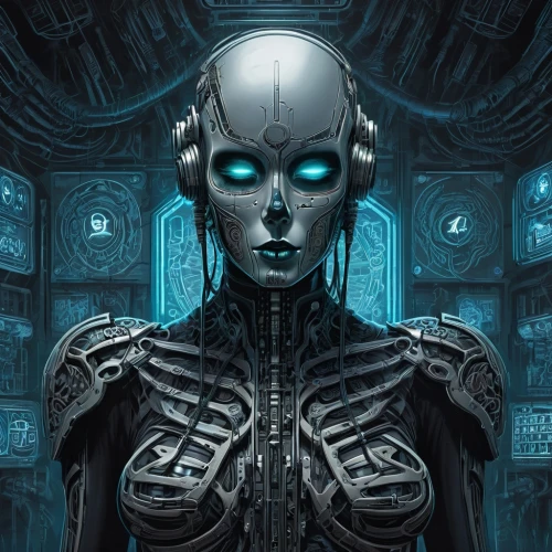 cortana,cyberman,giger,sci fiction illustration,cyberdog,cyborg,biomechanical,cybernetic,sulaco,cyberia,cyberian,cybersmith,cybernetically,humanoid,echo,assimilate,sci fi,cybermen,terminator,assimilis,Illustration,Realistic Fantasy,Realistic Fantasy 46