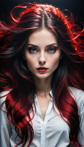 red head,melisandre,redheads,red hair,redhair,redhead doll,seelie,illyria,scarlet witch,reddened,derivable,spiral background,behenna,portrait background,rousse,world digital painting,burning hair,mystical portrait of a girl,vampire woman,persephone,Photography,Documentary Photography,Documentary Photography 14