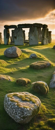 stone henge,stone circle,megalithic,henges,stone circles,henge,stonehenge,neolithic,background with stones,megaliths,standing stones,stack of stones,druids,menhirs,stoneage,inglaterra,summer solstice,ancients,angleterre,windows wallpaper,Illustration,Abstract Fantasy,Abstract Fantasy 05