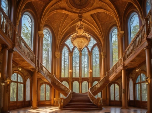 pipe organ,hall of the fallen,main organ,transept,hammerbeam,organ,staircase,royal interior,entrance hall,cathedra,foyer,nidaros cathedral,christ chapel,cathedral,sanctuary,presbytery,entranceway,stairway,mezzanine,staircases,Art,Classical Oil Painting,Classical Oil Painting 27