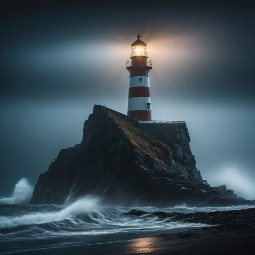 electric lighthouse,lighthouse,phare,light house,lightkeeper,lighthouses,petit minou lighthouse,red lighthouse,lightkeepers,point lighthouse torch,light station,ouessant,northeaster,guiding light,farol,light of night,sea night,northlight,searchlight,nightlight,Photography,General,Fantasy