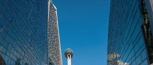 azrieli,abdali,vdara,transbay,costanera center,transamerica,burj kalifa,transamerica pyramid,foshay,skyscrapers,photographed from below,international towers,eurotower,skyscapers,mubadala,escala,transamerican,skyscraper,rotana,lujiazui,Illustration,Realistic Fantasy,Realistic Fantasy 44