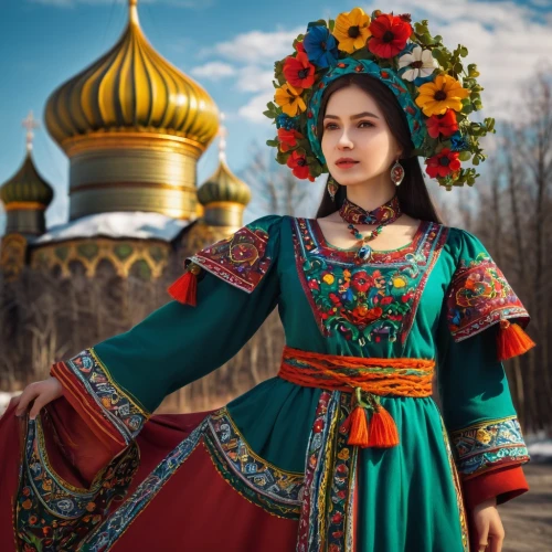 russian folk style,kazakhstani,folk costumes,mongolian girl,russky,folk costume,traditional costume,kazakh,uzbekistani,dagestan,eurasian,uzbek,belarussian,ukrainian,uzbekstan,kazakstan,ukraina,uzbeki,uzbeks,kazyna,Conceptual Art,Fantasy,Fantasy 16