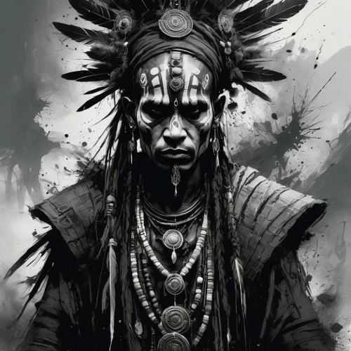 witchdoctor,shaman,wodaabe,shamans,kalasha,shamanic,shamanism,vodun,vitthal,african art,indian headdress,amerindian,headdress,shango,lord shiva,witchdoctors,warlord,aborigine,apocalypto,shiva,Illustration,Realistic Fantasy,Realistic Fantasy 05