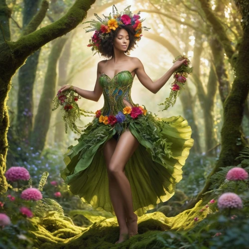 faerie,dryad,faery,flower fairy,dryads,rosa 'the fairy,fairie,fae,elven flower,garden fairy,fairy queen,spring equinox,fairy forest,girl in flowers,rosa ' the fairy,seelie,ballerina in the woods,fantasy picture,fantasy art,faires,Photography,General,Realistic