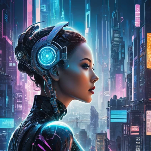 cyberpunk,cyberia,cybertown,neuromancer,cyberpunks,sci fiction illustration,cybercity,cyberangels,cybernetic,cyborg,cybernetically,afrofuturism,futuristic,cybercast,cybertrader,valerian,positronic,transhuman,polara,shadowrun,Conceptual Art,Sci-Fi,Sci-Fi 24