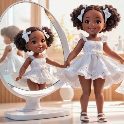 porcelain dolls,kewpie dolls,designer dolls,afro american girls,fashion dolls,doll looking in mirror,dreamgirls,dolls,doll figures,dollfus,collectible doll,christmas dolls,dollies,little girls,doll's facial features,little angels,chipettes,chrisette,colorism,little girl ballet,Illustration,Japanese style,Japanese Style 19