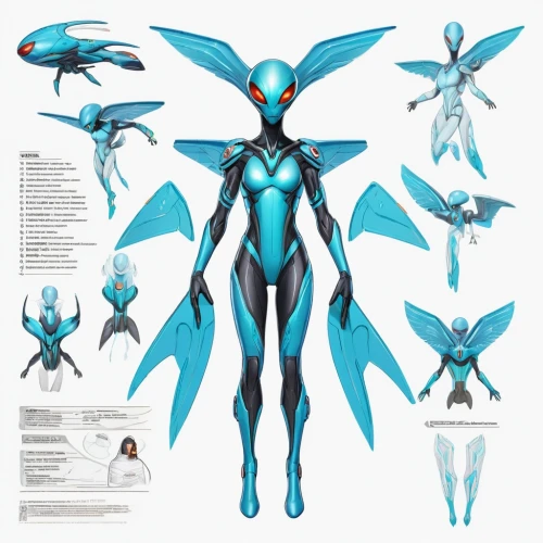 insectoid,morphogenetic,zauriel,caeruleus,blue-winged wasteland insect,cosmosoma,rahxephon,platyptilia,xeelee,caerulea,morphos,eunomia,bluefire,aquas,ciorbea,vibius,gynoid,needler,scaleless,guyver,Unique,Design,Character Design