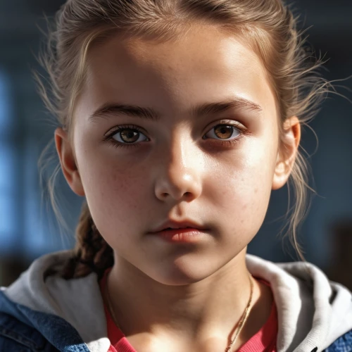 young girl,girl portrait,portrait of a girl,gekas,the little girl,mystical portrait of a girl,photorealistic,photos of children,little girl,worried girl,photographing children,digital painting,girl with cloth,mirada,children's eyes,the girl's face,photorealist,helnwein,kotova,3d rendered,Photography,General,Realistic