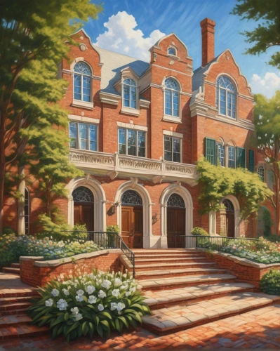 spelman,marylhurst,uiuc,red brick,tcnj,cwru,ocu,red bricks,rpi,fieldston,dorms,umw,depauw,unh,auburn,brick background,maplecroft,uncg,wesleyan,unl,Art,Artistic Painting,Artistic Painting 20