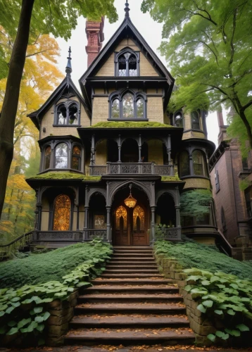 victorian house,witch's house,house in the forest,forest house,the haunted house,old victorian,witch house,creepy house,victorian,two story house,haddonfield,haunted house,henry g marquand house,dreamhouse,ravenswood,ghost castle,abandoned house,ruhl house,brownstones,maplecroft,Art,Artistic Painting,Artistic Painting 27