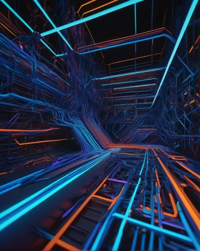 hyperspace,cyberspace,cyberscene,hyperdrive,fractal lights,3d background,electric arc,tron,wavevector,lightwave,tunneling,cyberview,warp,light track,spaceship interior,tevatron,light fractal,cybernet,fractal environment,hypervelocity,Art,Artistic Painting,Artistic Painting 34