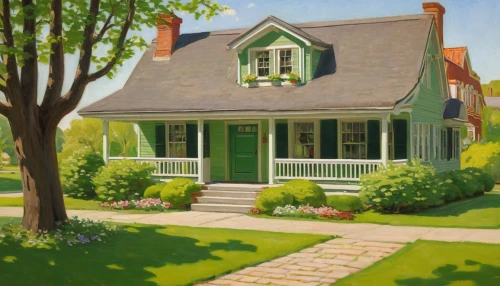 house painting,houses clipart,country cottage,summer cottage,little house,home landscape,small house,cottage,victorian house,country house,farmhouse,old colonial house,farm house,green lawn,traditional house,house shape,old house,cottages,old home,woman house,Art,Classical Oil Painting,Classical Oil Painting 20