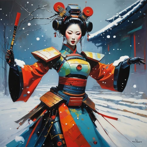 geisha,geisha girl,oiran,geiko,maiko,geishas,kunqu,bunraku,samurai,jianyin,mulan,xiaofei,longmei,samurai fighter,wenhao,kuanyin,yangmei,oriental princess,kabuki,seimei,Conceptual Art,Sci-Fi,Sci-Fi 01