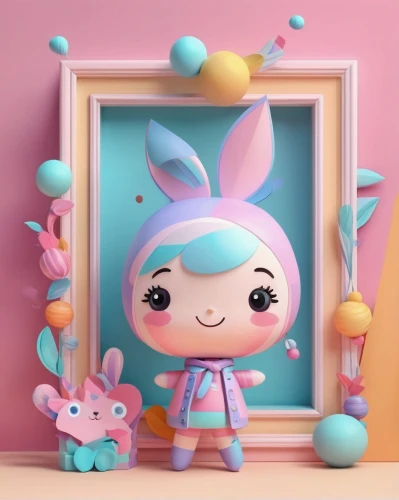 minimo,cute cartoon character,minbu,cartoon bunny,bonbon,mateyo,easter theme,cartoon rabbit,lipinki,beulah,eloise,fundora,cute cartoon image,little bunny,flurry,lumu,bunni,kanbun,cocopa,nancie,Unique,3D,3D Character