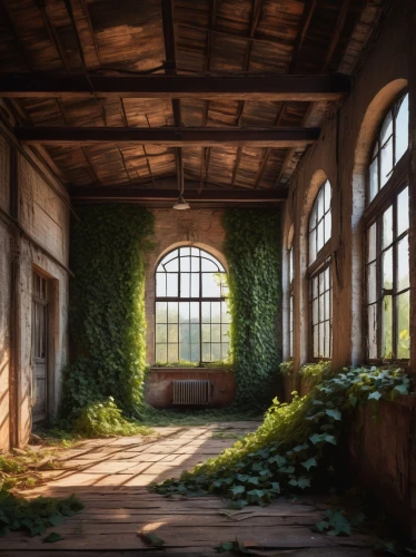 dandelion hall,abandoned place,overgrowth,abandoned room,lost place,lostplace,abandoned places,greenhouse,ivy frame,abandoned,schoolroom,backgrounds,arrietty,background ivy,herbology,indoor,empty hall,windows wallpaper,hall of the fallen,schoolrooms,Art,Classical Oil Painting,Classical Oil Painting 18