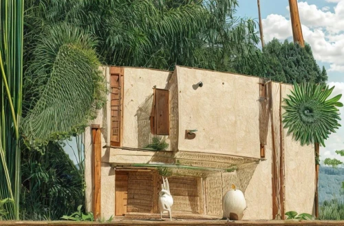 bamboo curtain,sukkot,viminacium,tree house hotel,coconut water processing machine,straw hut,stilt house,sukkah,treehouses,cube stilt houses,bamboo plants,ecovillages,timber house,palapa,tree house,vivienda,cubic house,ostrich farm,outhouse,miniature house,Architecture,General,Modern,None