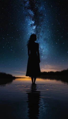 woman silhouette,mermaid silhouette,beautiful wallpaper,silhouette art,samsung wallpaper,couple silhouette,moon and star background,the night sky,girl on the river,full hd wallpaper,hd wallpaper,free background,fantasy picture,the moon and the stars,night sky,man silhouette,art silhouette,ocean background,night stars,cowboy silhouettes,Conceptual Art,Oil color,Oil Color 05