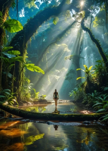rainforests,rainforest,fantasy picture,tropical forest,amazonian,world digital painting,ayahuasca,rain forest,garden of eden,fairy forest,amazonia,verdant,amazonas,tarzan,fairy world,neotropical,tropical jungle,forest of dreams,full hd wallpaper,amazonica,Photography,General,Realistic