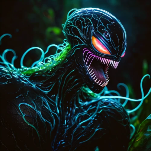 symbiote,symbiotes,nekron,venom,neon body painting,antivenom,gravemind,bioluminescence,nyarlathotep,acindar,volthoom,zoth,helminth,bioluminescent,osborn,ryuk,vnaf,venomous,blacklight,oversoul