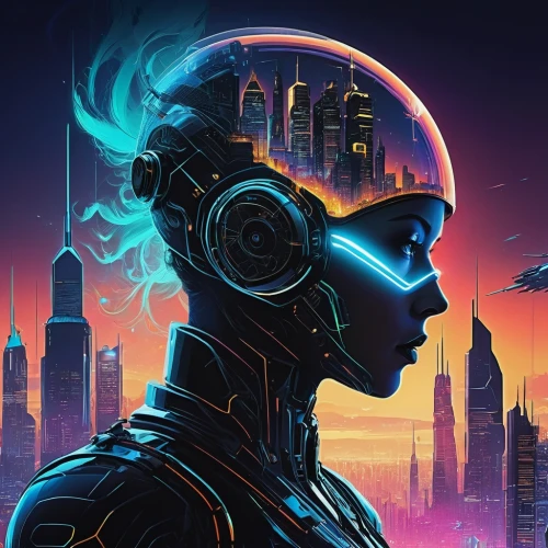 tron,cyberpunk,afrofuturism,neuromancer,cybernetic,cyberia,cyborg,polara,sci fiction illustration,positronic,cybernetically,valerian,cybernetics,cyborgs,cyberian,mindvox,synth,zorg,robocop,technophobia,Conceptual Art,Sci-Fi,Sci-Fi 25