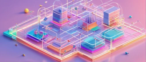 cubic,cubes,isometric,cube background,colorful city,microdistrict,cybercity,tetris,kaleidoscape,cinema 4d,hypermodern,city blocks,voxel,pink squares,wavevector,hypercube,80's design,lowpoly,pixel cube,neon arrows,Illustration,Japanese style,Japanese Style 01