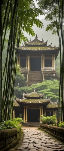 asian architecture,shaoming,leshan,emei,the golden pavilion,terraced,yangshao,jingshan,guizhou,hanging temple,teahouses,rice terrace,hall of supreme harmony,ancient buildings,longhouses,bamboo forest,wuyuan,bamboos,buddhist temple,tulou,Illustration,American Style,American Style 04