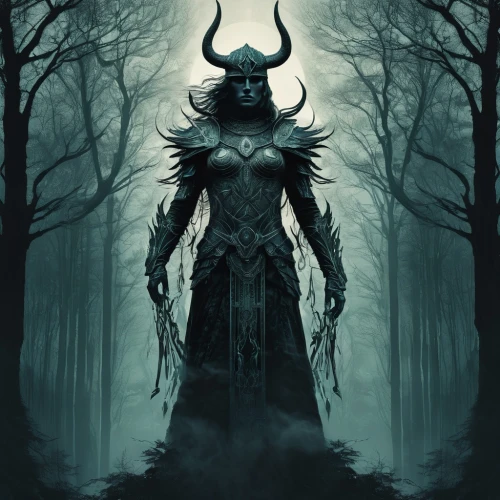 dark elf,morgoth,cernunnos,angmar,moonsorrow,melkor,darklord,death god,morgul,gwardia,malefic,demoness,behemoth,druidic,grimlord,abaddon,gorgoroth,hel,irminsul,necromancer,Illustration,Realistic Fantasy,Realistic Fantasy 47
