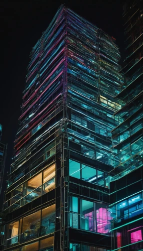 glass building,colored lights,cybercity,taikoo,office buildings,hypermodern,glass facades,glass facade,vdara,tetris,cybertown,bgc,electroluminescent,office building,abstract corporate,enernoc,cyberpunk,vivid sydney,cyberport,makati,Art,Artistic Painting,Artistic Painting 51