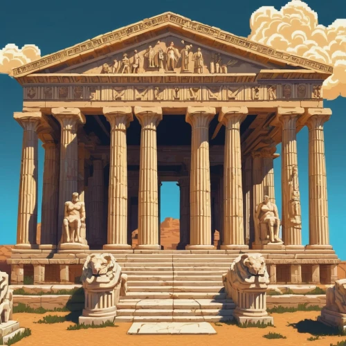 greek temple,acropolis,doric columns,erechtheion,house with caryatids,amphipolis,roman temple,artemis temple,the parthenon,caesonia,capitolium,classical antiquity,parthenon,neoclassical,neoclassicism,caryatids,caesarion,ancient rome,metapontum,three pillars,Unique,Pixel,Pixel 04