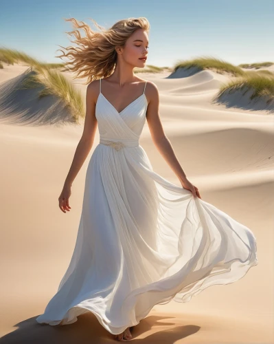girl on the dune,voile,white sands dunes,donsky,world digital painting,eurythmy,white sand,windswept,girl in a long dress,girl in white dress,sand seamless,woman walking,windblown,photo painting,sand dunes,sand dune,little girl in wind,branco,girl on a white background,sun bride,Conceptual Art,Daily,Daily 28