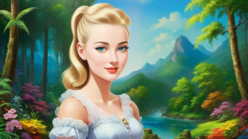 fairy tale character,the blonde in the river,faires,landscape background,fantasy picture,storybook character,dorthy,forest background,eilonwy,ninfa,tuatha,android game,3d fantasy,fairyland,thumbelina,children's background,beleriand,galadriel,princess anna,mystara