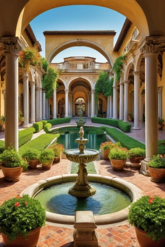 philbrook,stanford university,courtyard,courtyards,hacienda,inside courtyard,filoli,montecasino,stanford,orangerie,patio,cortile,peristyle,pergola,colonnades,villa cortine palace,garden of the fountain,cochere,cloister,palladianism,Conceptual Art,Daily,Daily 16