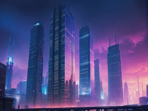 cybercity,futuristic landscape,cityscape,cyberpunk,cybertown,coruscant,metropolis,guangzhou,cyberport,skyscrapers,futuristic,skyscraper,city at night,fantasy city,ctbuh,dystopian,cyberworld,futurist,city skyline,cyberia,Illustration,Paper based,Paper Based 12
