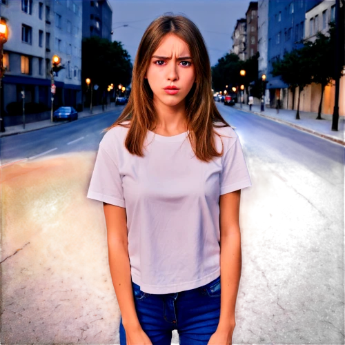 girl in t-shirt,photoshop manipulation,girl walking away,image manipulation,girl in a long,city ​​portrait,photo manipulation,isolated t-shirt,photo painting,anorexia,photomanipulation,young girl,young woman,pedestrian,portrait background,photo art,worried girl,adobe photoshop,rotoscope,world digital painting,Art,Classical Oil Painting,Classical Oil Painting 42