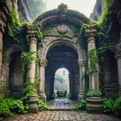 kykuit,ruins,mausoleum ruins,entrada,bomarzo,labyrinthian,ruin,ancient ruins,archways,theed,tunnel of plants,gateway,hall of the fallen,archway,abandoned places,verdant,rivendell,the mystical path,the ruins of the,ancient city,Unique,Pixel,Pixel 02