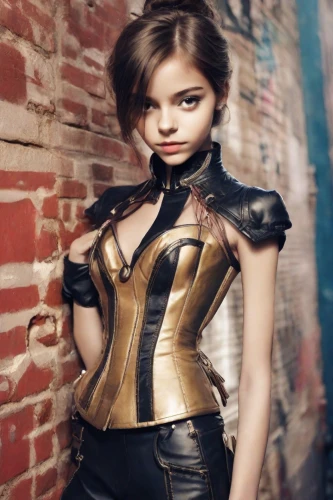 hailee,latex,daveigh,leatherette,roitfeld,photo session in bodysuit,leathery,steampunk,leather texture,hamulack,leather,lumidee,uffie,pleather,catsuit,bulletgirl,leathers,alita,gold colored,black leather,Photography,Cinematic