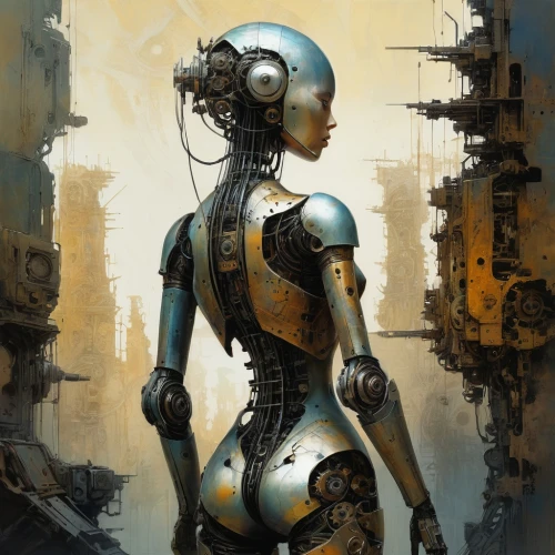cybernetic,cybernetically,robotlike,biomechanical,cybernetics,transhumanist,droid,transhuman,irobot,cyborgs,automatons,neuromancer,fembot,robotham,robotic,mechanoid,humanoid,cyberdyne,industrial robot,transhumanism,Conceptual Art,Oil color,Oil Color 07