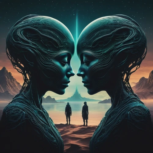 extraterrestrial life,extraterrestrials,seti,extraterrestrial,gemini,sci fiction illustration,reticuli,passengers,extraterritorial,aliens,progenitors,beings,vril,lenticular,alien planet,binary system,extraterritoriality,precognition,prog,zathura,Illustration,Realistic Fantasy,Realistic Fantasy 06