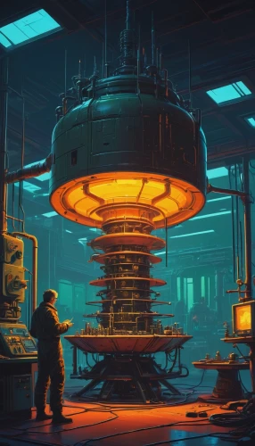 steamboy,refinery,airlock,reactor,cosmodrome,mining facility,sci fiction illustration,heavy water factory,nuclear reactor,industrial landscape,industrial plant,industries,industrial,factories,barotrauma,manufactory,bioshock,oil refinery,technosphere,chemical plant,Conceptual Art,Sci-Fi,Sci-Fi 08