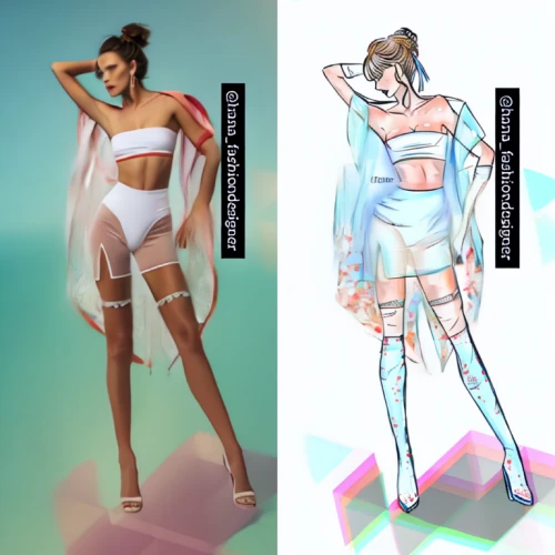 fashion vector,gradient mesh,refashion,redraws,fashion sketch,refashioned,recreated,recreates,lolly,low poly,redesigning,redrew,improvement,transforming,reinvention,hologram,summer items,redrawing,digital creation,recreate