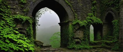 ruins,castle ruins,ruin,moss landscape,ruined castle,abandoned place,hall of the fallen,ancient ruins,mausoleum ruins,abandoned places,sunken church,lost place,forest chapel,asarum,arches,archways,ghost castle,grotto,the ruins of the,windows wallpaper,Art,Artistic Painting,Artistic Painting 02