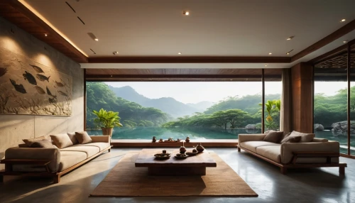 luxury home interior,amanresorts,modern living room,interior modern design,beautiful home,great room,house in mountains,living room,house in the mountains,luxury property,livingroom,modern decor,contemporary decor,luxury home,danyang eight scenic,interior design,sitting room,shangri,home landscape,glass wall,Photography,General,Natural