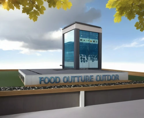 gardenburger,outdoor dining,modern building,3d rendering,northeastern cuisine,cuisine,foodservice,a restaurant,foodgrain,polyculture,forecourts,qdoba,headquaters,agroculture,office building,outdoor cooking,modern office,new building,shipping container,fonterra