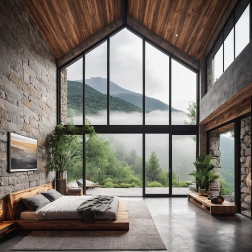 the cabin in the mountains,house in the mountains,house in mountains,wood window,wooden windows,roof landscape,loft,beautiful home,wooden beams,glass window,great room,big window,snohetta,modern room,rustic aesthetic,alpine style,rustic,bedroom window,open window,window frames,Photography,Documentary Photography,Documentary Photography 25