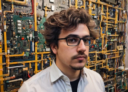 technologist,circuit board,electrical engineer,man with a computer,computerologist,ltx,microelectronics,roboticist,engineer,bioengineer,computer science,connectionist,ingeniero,sysadmin,electrophysiologist,correlator,noise and vibration engineer,arduino,semiconductors,computer part,Art,Artistic Painting,Artistic Painting 39