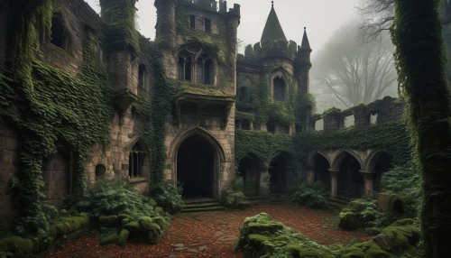 abandoned places,haunted cathedral,abandoned place,ghost castle,ruins,ancient ruins,moss landscape,haunted castle,ruine,abandoned,lost place,ruinas,ruin,castle ruins,witch's house,sunken church,lostplace,hall of the fallen,lost places,crypts,Conceptual Art,Graffiti Art,Graffiti Art 10